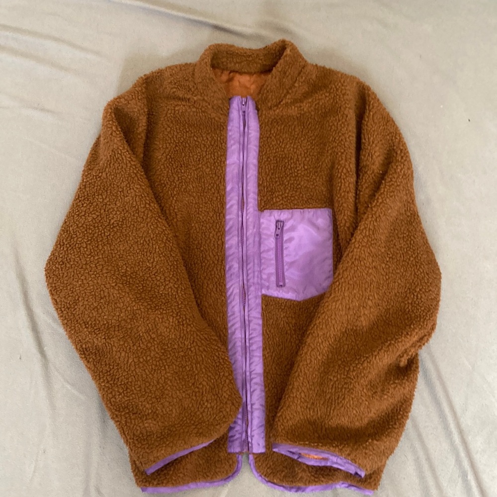 Thrifted fleece jacket